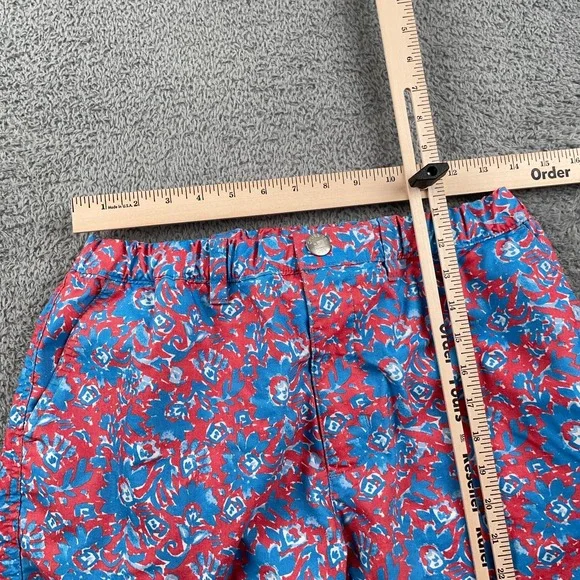 Chubbies Shorts Mens Medium Red Blue Golf Floral 7" Elastic Casual Fun Made USA - Picture 5 of 11